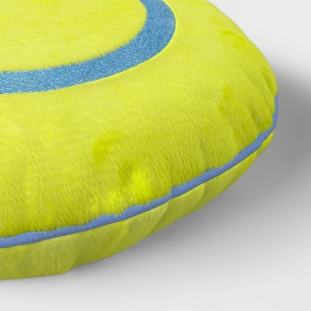 NWT room essentials smiley throw pillow & matching throw blanket set